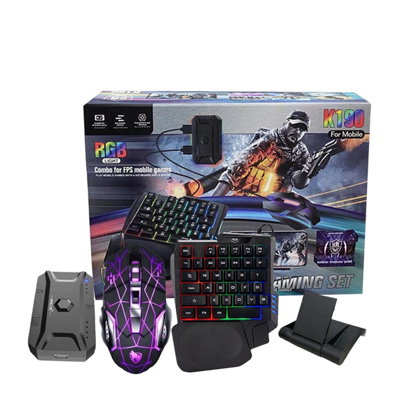 Combo Gaming Pro k190 5 en 1  Para Celulares